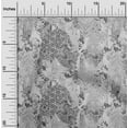 thumbnail image 2 of oneOone Polyester Spandex Gray Fabric Tropical Leaf With Geometrical Sewing Fabric By The Yard Printed Diy Clothing Sewing Supplies 56 Inch Wide, 2 of 4