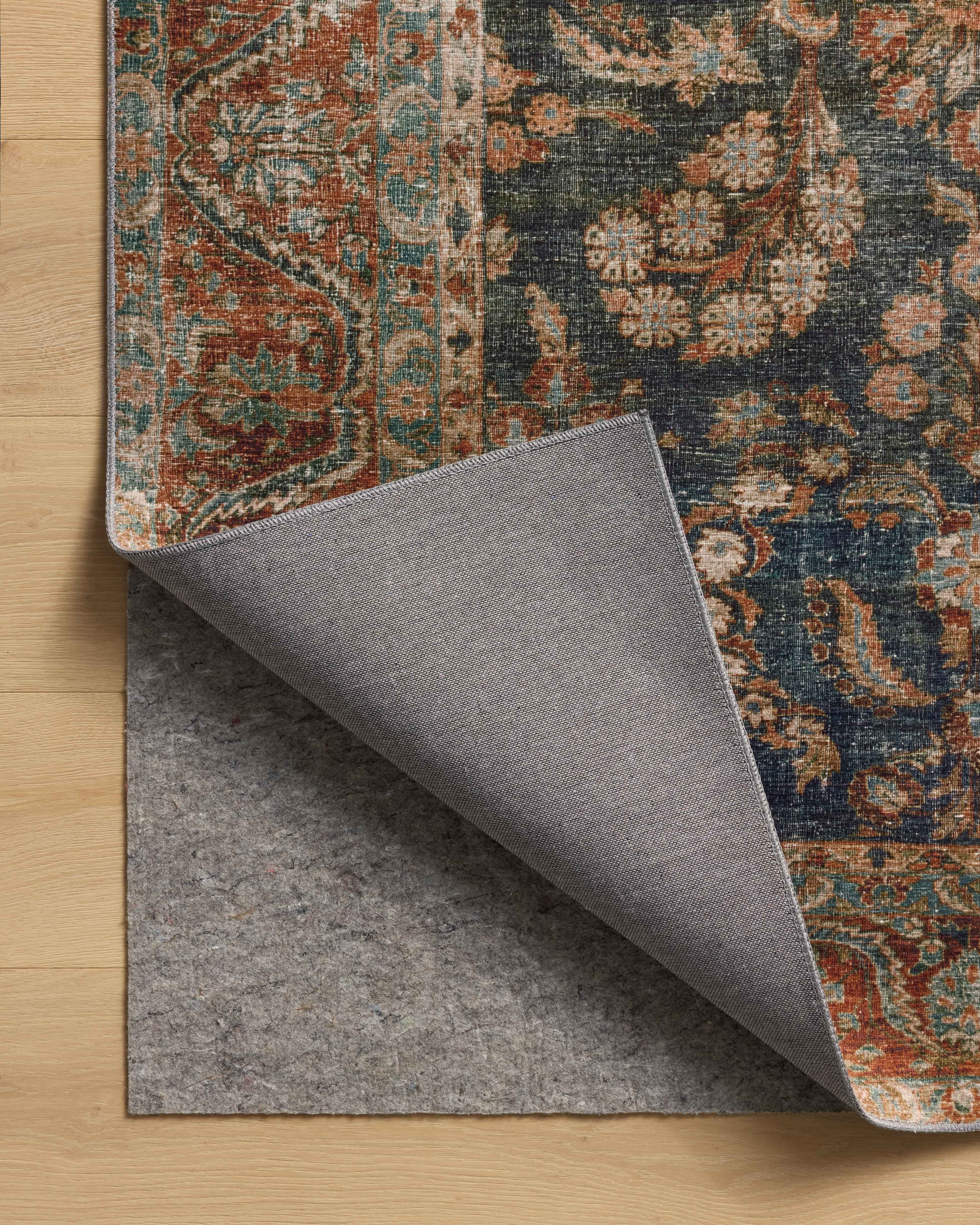 Chris Loves Julia x Loloi Jules Ocean / Spice 3'-6" x 5'-6" Area Rug