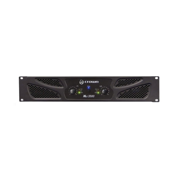Amplificador analógico XLI3500 CROWN negro