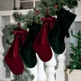 thumbnail image 4 of Velvet Christmas Stocking, Plush Holiday Gift Bag, Large Capacity, Sturdy Hanging Loop, Home Decoration, 4 of 4