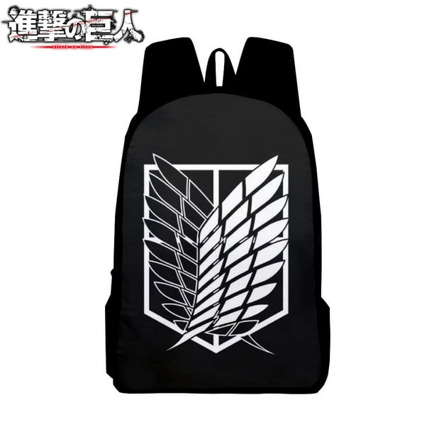 Attack on Titan Anime Backpack Large Capacity Travel Bag For Teen Girls