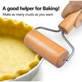 thumbnail image 2 of Dockapa Wooden Rolling Pin Small 9.5cm Non-stick Dough Roller, 2 of 5