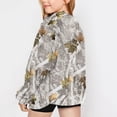 thumbnail image 5 of XQYLOS Toddler Girls Camo Hoodie Oversized Hooded Sweatshirt Camouflage Maple 𝖫eaf Casual Pullover Top with Pockets Kids Clothing, 5 of 7