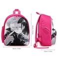 thumbnail image 2 of Jujutsu Anime Kaise Backpack for Men Women Small Bookbag with Front Pocket, 2 of 6