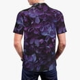 thumbnail image 4 of Daiia Lilac Pattern Men’s Polo Shirts,Solid Deck Shirt,Classic Fit, Breathable Cotton Polo for Casual and Sport Wear-Medium, 4 of 9
