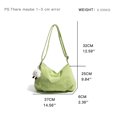 thumbnail image 4 of MABULA Bolso de mano de cuero sintético versátil de verano para mujer, grande, con correas ajustables, tipo bandolera, para viaje y playa, 4 of 5