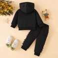 thumbnail image 3 of HCNTES Baby Boy Winter Clothes Toddler Boys Clothes Fall Winter Outfit Sets, Kids Outfits Sets 0 6 12 18 24 Months 2T 3T 2PC Bear Hoodie With Pocket Cargo Pants Two Pieces, 3 of 6
