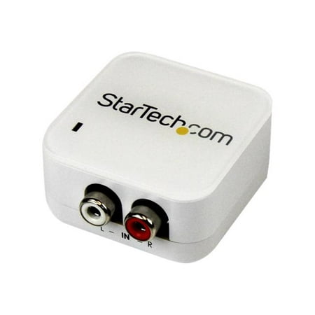 StarTech.com RCA to SPDIF Digital Coax and Toslink Optical Audio Converter - Coaxial/optical digital audio converter - white