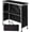 Black, variant on LiteHaven Vasitelan Folding Portable Bar Table, Tradeshow Podium Table for Indoor, Outdoor, Party, Picnic, Exhibition, Includes Carrying Case, Storage Shelf and Black Skirt (Black)