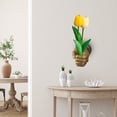 thumbnail image 3 of sunsanly Wall Decor Flower Holder Resin Fist Shape Flower Arranger Hand Sculpture Plant Holder for Bedroom Living Room Office, 3 of 7