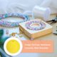 thumbnail image 5 of 50-Pack Cuentas de Silicona 15mm Amarillo Brillante Cuentas Sueltas de Goma para Manualidades/ Pulsera/ Collar, 5 of 7