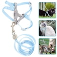 thumbnail image 2 of GOOHOCHY 1 juego de arnés y correa para gatos a prueba de escape, juego de arnés y correa para mascotas para paseos al aire libre., 2 of 8