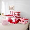 thumbnail image 6 of Castle Fairy Romantic Love Heart Twin Bedding Sets,Valentine's Day Bedding Comforter Set, 6 of 8