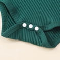 thumbnail image 5 of TOWED22 Toddler Girl Baby Outfits Clothing Long Sleeve Soft Tee + Joggers 2 Piece Clothes Set Cute for School(Green,9-12 M), 5 of 7