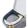 thumbnail image 1 of 1 asiento de inodoro impermeable para el hogar (el pato), asiento de inodoro universal con cremallera, cojín más cálido para asiento de inodoro, para la mayoría de los inodoros (sin pegatinas), 1 of 5