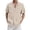 A-Beige177, variant on SONXAHE Men's Solid Short-Sleeve Dress Shirt Smart-Casual Office Everyday Button-Down Blouse