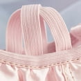 thumbnail image 6 of Xfvqtps Ballet Shoes for Girls Soft Sole Non Slip Cross Elastic Straps Lace Bow Pearl Satin Dance Shoes for Gymnastics Performance Pink, 6 of 6