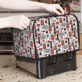 thumbnail image 7 of Lsque Modern Life Print 2 Slice Toaster Cover , Kitchen Appliance Dustproof Protector , Toaster Protector Dustproof Kitchen Appliance Cover, 7 of 7