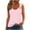 Pink, variant on Scyoekwg Tank Tops Women Trendy Crewneck Hollow Out Sleeveless Eyelet Shirts Solid Color Ladies Tops Summer Loose Casual Blouses (Army Green,L)