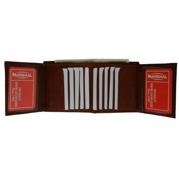 Bifold Business Credit Card Case Leather Wallet 2192 CF (C)