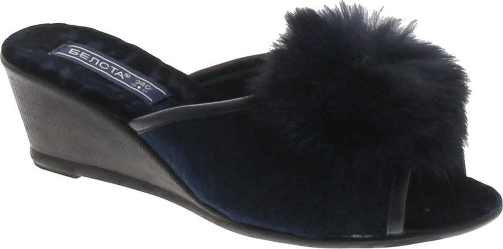 SC Home Collection Womens Wedge Fashion Made In Europe House Navy Blue, - Walmart.com