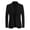 Black, variant on QENGING Men's Suit Jacket Single Breasted Plian Suit Business Slim Fit Suit Casual Black Suit Blazer Jackets Deals of The Day