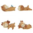 thumbnail image 1 of 4x Lovely Fawn Adornos Silicona Sleeping Animal Baby, 1 of 9