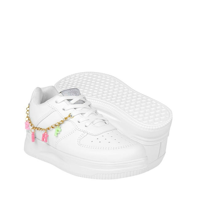 TENIS CASUALES NIÑA MISS PINK CROACIA SIMIPIEL BLANCO Miss Pink CROACIA