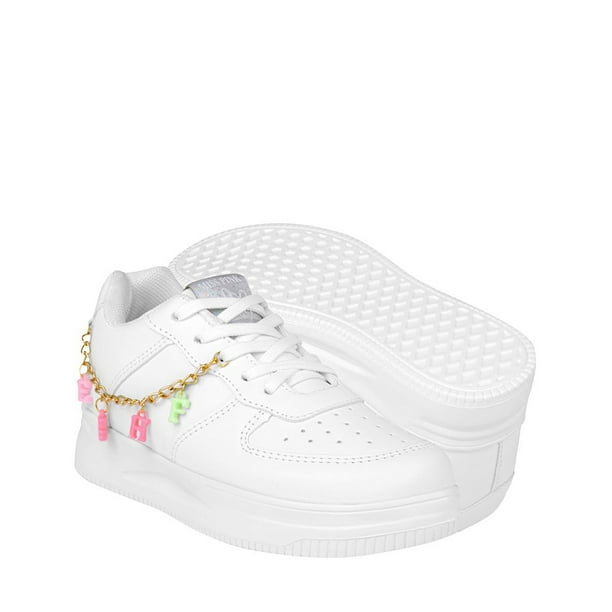 TENIS CASUALES NIÑA MISS PINK CROACIA SIMIPIEL BLANCO Miss Pink CROACIA