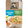 thumbnail image 2 of Quaker Lightly Sweetened Apples & Cinnamon Instant Oatmeal, 2 of 20