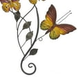 thumbnail image 4 of DecMode Multi Colored Metal Indoor Outdoor Butterfly Wall Decor with Scroll Details, 4 of 11