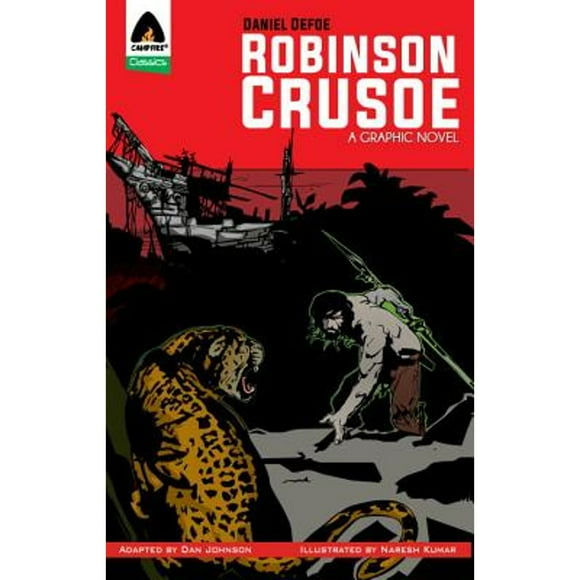 Pre-Owned Robinson Crusoe: The Graphic Novel (Paperback 9789380028200) by Daniel Defoe, Dan Johnson