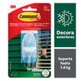thumbnail image 1 of Ganchos Adhesivos Removibles para Exterior, Grande, Transparente, 1 pieza, 1 of 4