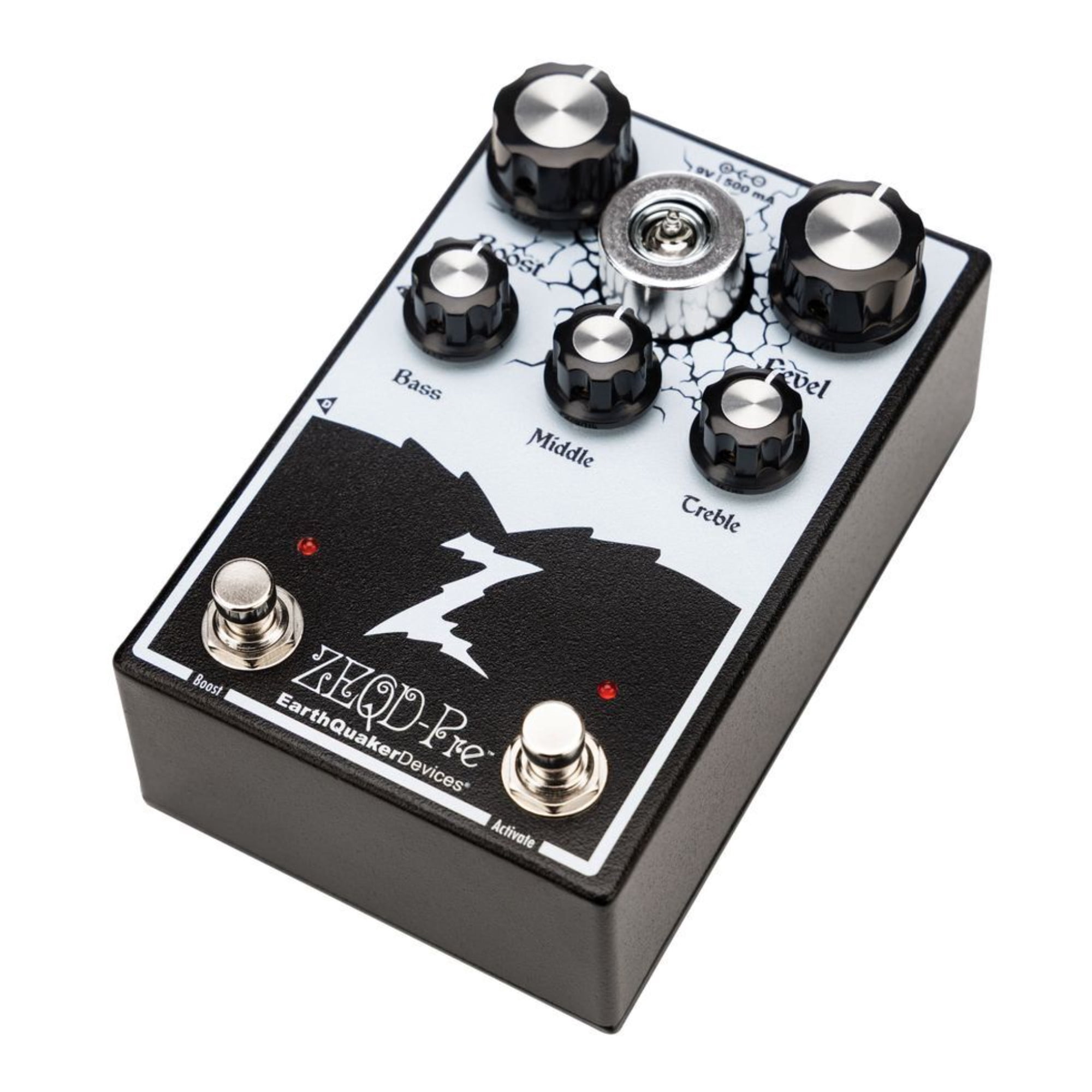 Earthquaker ZEQD-Pre All-Analog Tube Preamp with EF86 Tube, Passive 3-Band EQ, Analog Cabinet Simulation