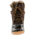 thumbnail image 4 of NATURE BREEZE DUCK-01 Women's Chic Lace Up Buckled Duck Waterproof Snow Boots, 4 of 4