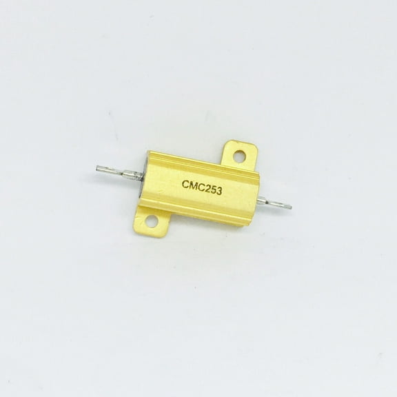CMC253 - RES WIREWOUND 53 OHM 1% 25W ±20ppm/°C ALUMINUM HOUSED AXL FLANGE MOUNG