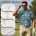 thumbnail image 5 of HUIACONG Matching Golf Shirts for Women Sleeveless Mens Tennis Shirt Short Sleeve 1/4 Zip Up Active Wear Matching Golf Outfits for Couples Running Hiking Yoga Western Horse Man S, 5 of 6