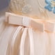 thumbnail image 5 of Vestido de princesa Odeerbi LM103-1260 para Niñas sin mangas encaje beige, 5 of 9
