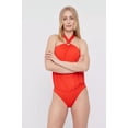 thumbnail image 2 of MICHAEL MICHAEL KORS Women's Orange Stretch Blouson  Lined Full Coverage Tie Halter One Piece Swimsuit 14, 2 of 3
