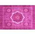 thumbnail image 1 of Ahgly Company Indoor Rectangle Abstract Pink Modern Area Rugs, 2' x 3', 1 of 4