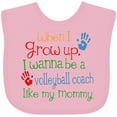 thumbnail image 3 of Inktastic Volleyball Coach Like Mommy Boys or Girls Baby Bib, 3 of 4