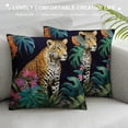 thumbnail image 3 of COMIO  Animal Print Leopard Pillow Cover Tropical Safari Decorative Pillow Covers Cushion Cover Home Decor Pillowcase for, 3 of 5