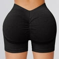 thumbnail image 5 of Women's High Waist Seamless Cycling Shorts - 4.5" Inseam, Nylon-Spandex, Flattering Contours, for Yoga/Fitness/Daily Wear, 5 of 6