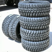 Set of 4 Crosswind by LingLong M/T 265/70R16 110/107Q C 6 Ply mud Light Truck Tires