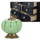 thumbnail image 5 of Daboolka Pomos de calabaza de cerámica estilo europeo tirador para muebles de cajón de gabinete de habitación (verde), 5 of 8