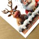 thumbnail image 5 of Pegatinas de pared interesantes y divertidas pegatinas de reno de Papá Noel para ventanas y paredes, decoraciones navideñas, pegatinas de pared impermeables con sombreado., 5 of 5