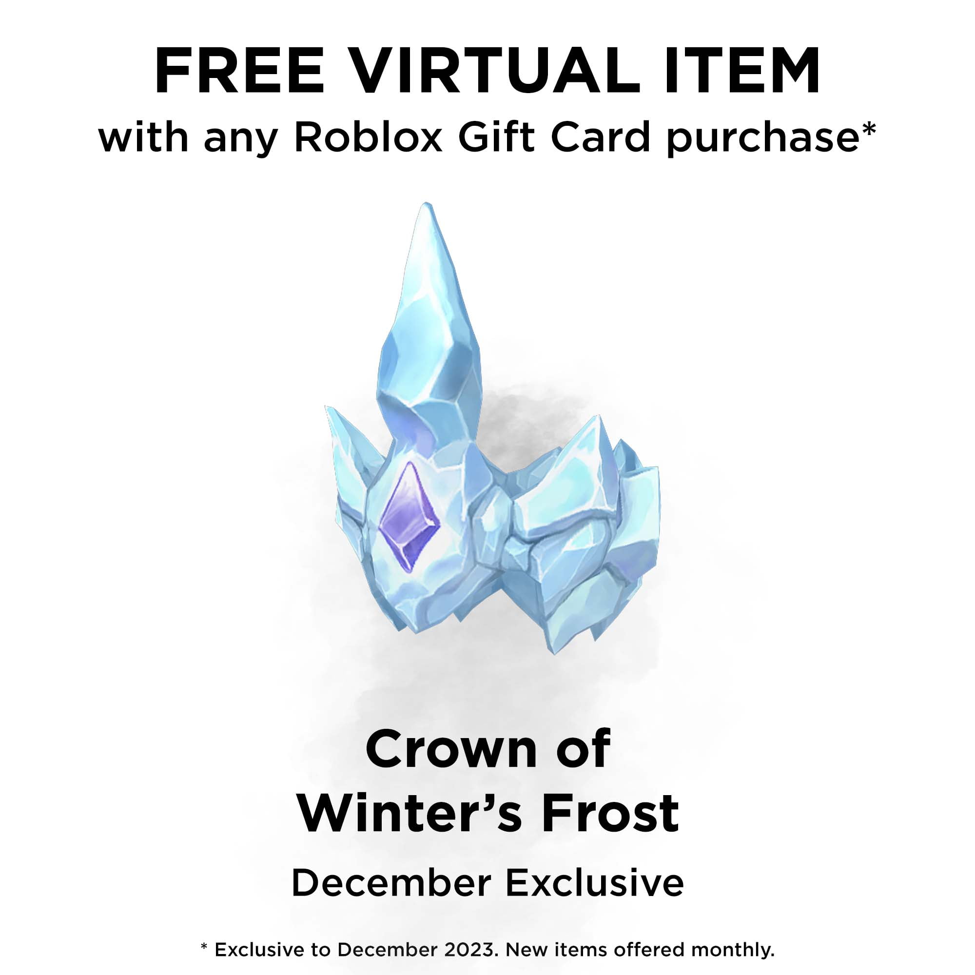 Roblox $25 Gift Card - [Digital] + Exclusive Virtual Item