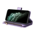 thumbnail image 6 of Feishell for iPhone 11 Pro 5.8 inch Zipper Wallet Case with Wrist Strap & Shoulder Strap,Premium PU Leather Magnetic Clasp Flip Holder Card Slots Crossbody Phone Case for Women Men,Purple, 6 of 18