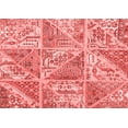 thumbnail image 1 of Ahgly Company Indoor Rectangle Patchwork Red Transitional Area Rugs, 8' x 10', 1 of 4