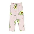 thumbnail image 4 of Kll Womens Avocado Doing Sport Yoga Print Pajama Pants Soft Pajama Bottoms For Women Cozy Lounge Pants, 4 of 9